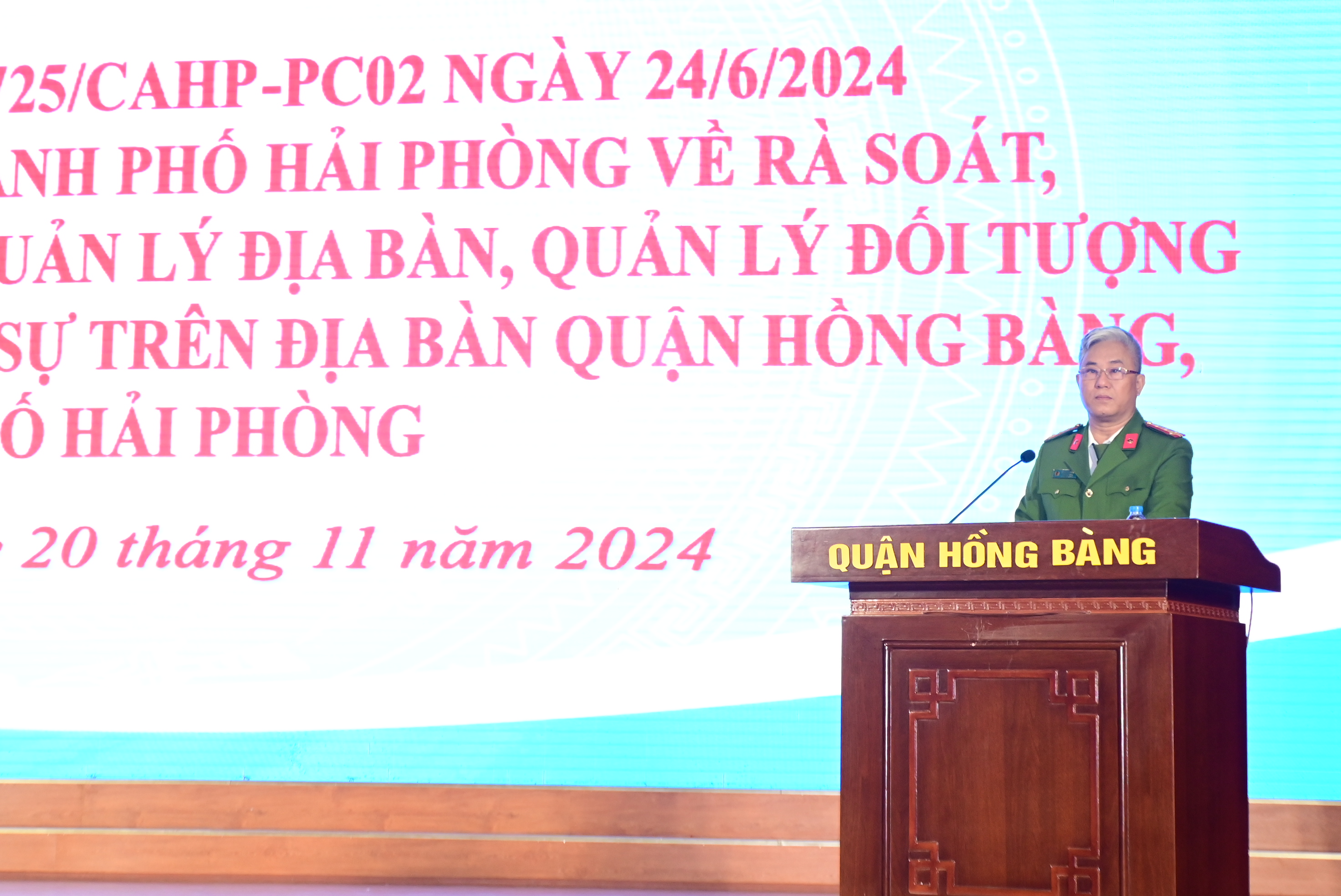 UBND quận Hồng Bàng: Triển khai Kế hoạch 725 của Giám đốc CATP về rà soát, đánh giá tình hình công tác quản lý địa bàn, quản lý đối tượng của lực lượng Cảnh sát hình sự